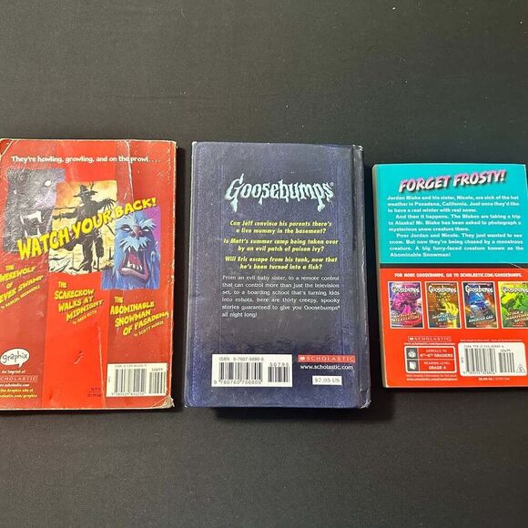 Goosebumps bundle by R. L. Stine (Hardcover)  and 2 softcover . Scholastic - Picture 2 of 2